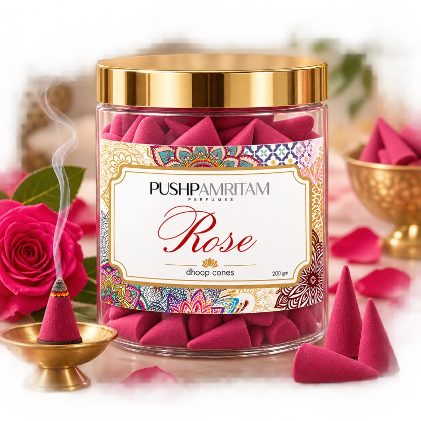 Rose dhoop cones(200gm)